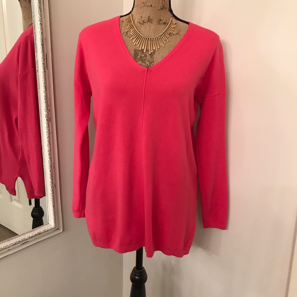 “Hot Pink Mama” Staccato layering sweater - Picture 2 of 8